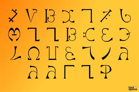 enochian alphabet font